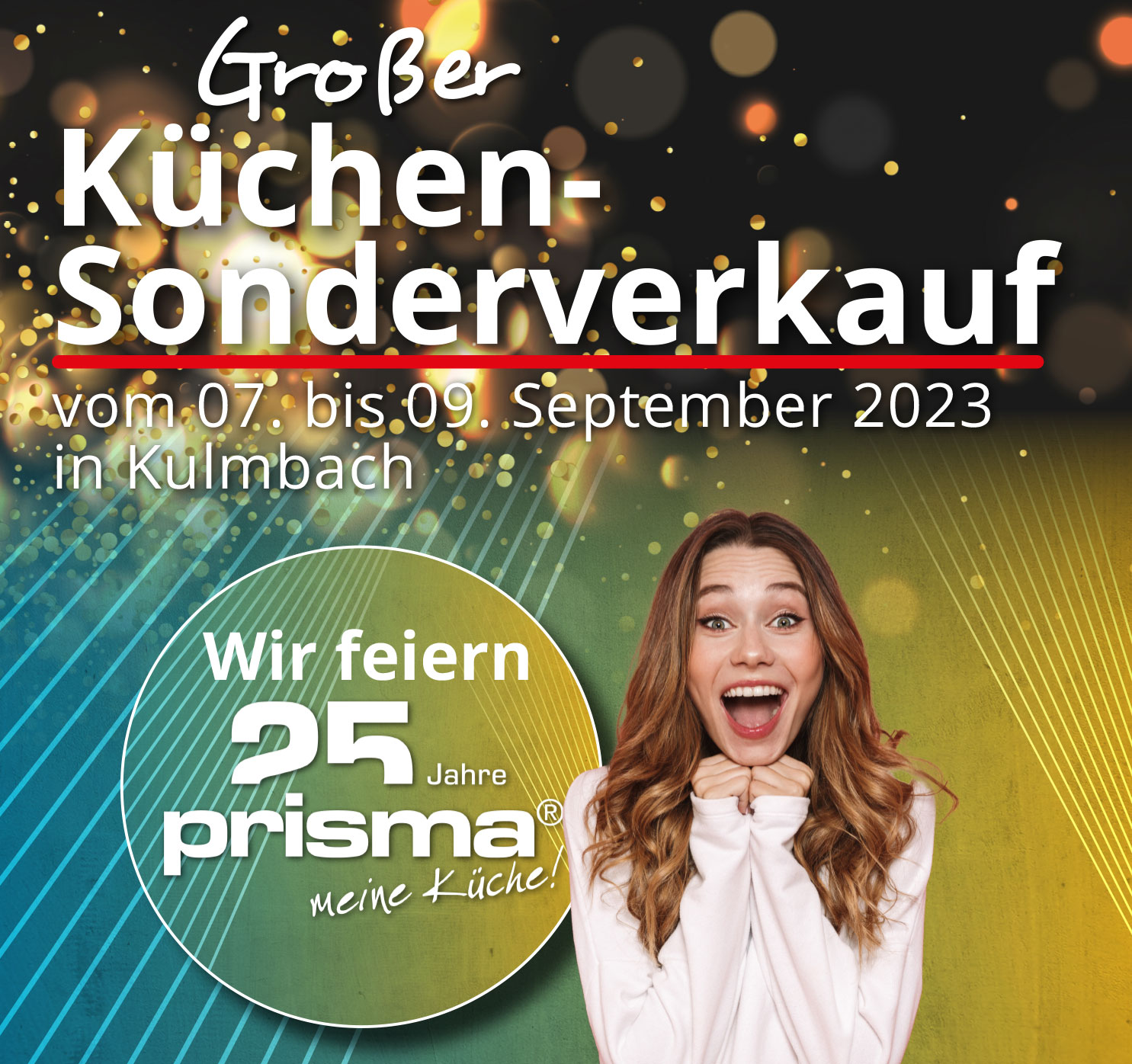 Jetzt kräftig sparen beim großen Küchen-Sonderverkauf beim Mega Küchencenter in Kulmbach. Nur vom 07. - 09. September!